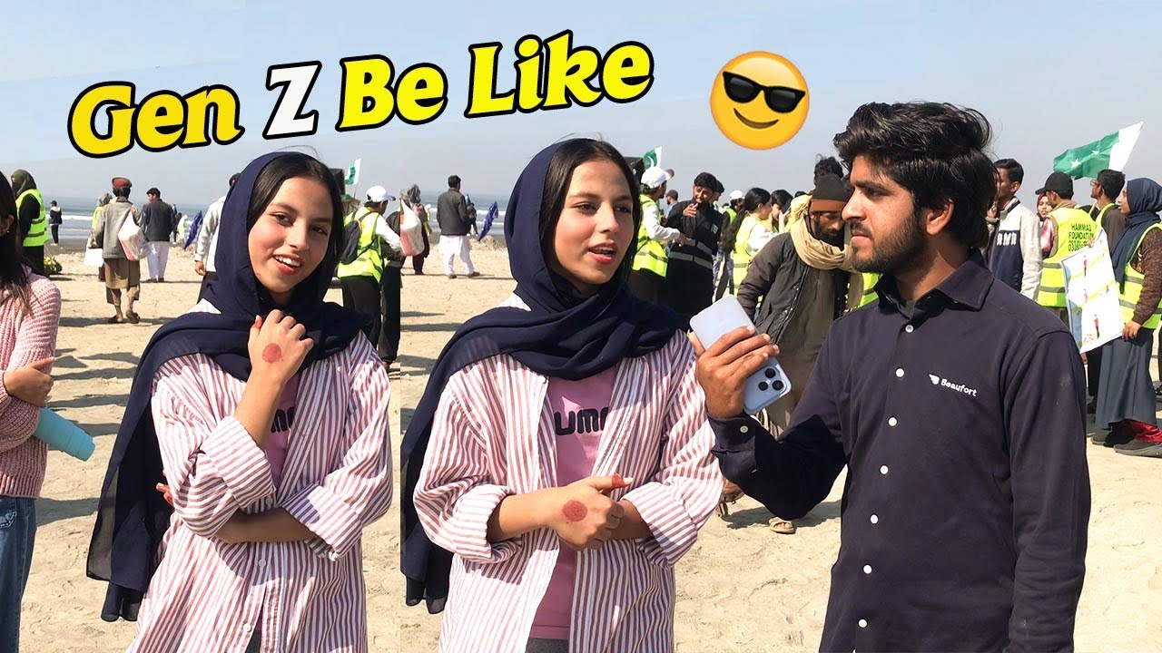 Gen Z Reactions | at Seaview Clifton | Funny & Real Answers, #hammadfoundation