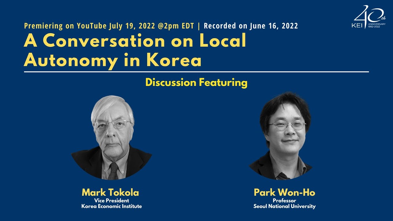 A Conversation on Local Autonomy in Korea