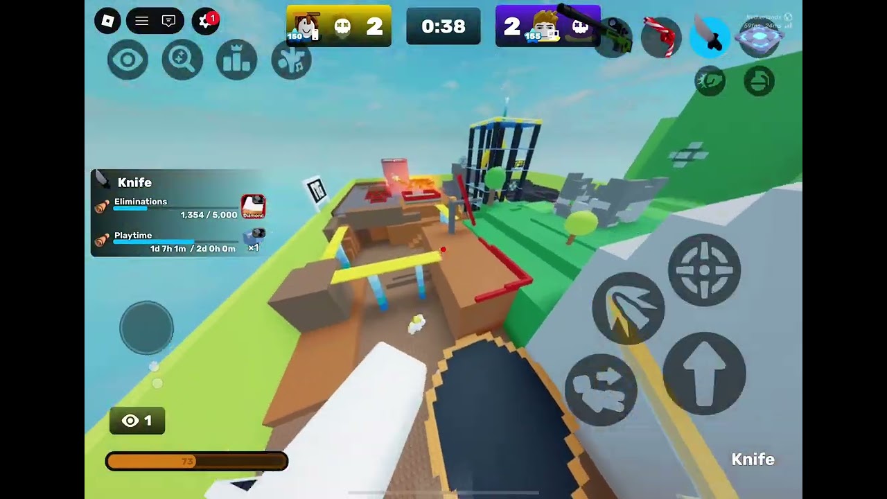 Playing 2v2s with my friend 