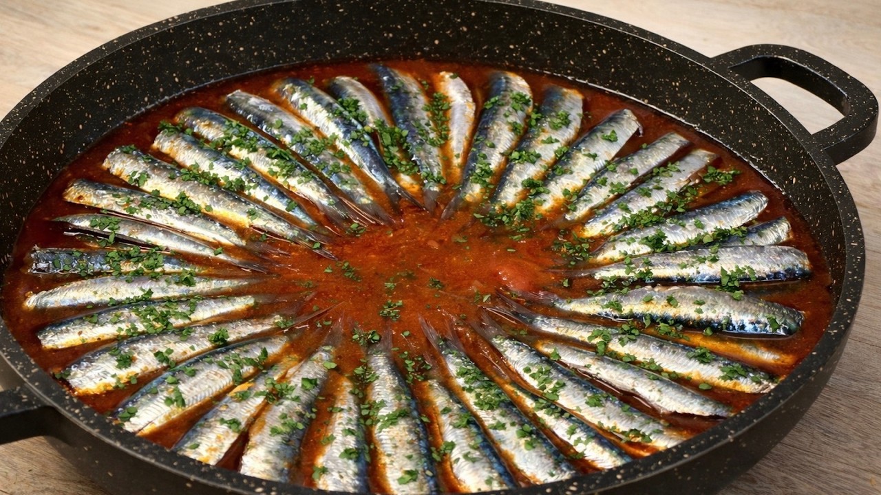 Вы больше никогда не будете жарить сардины! Так они намного вкуснее. Средиземноморская диета.