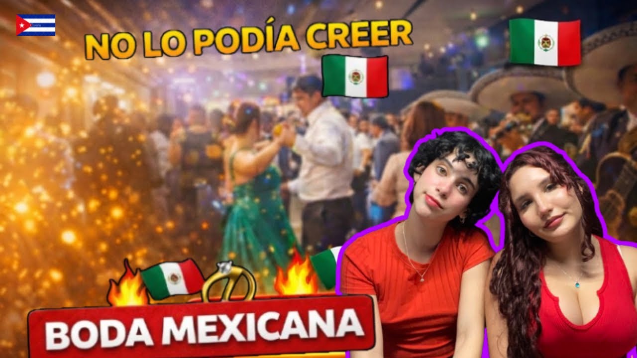 CUBANAS REACCIONAN a una BODA MEXICANA (NO LO PODÍAN CREER) 🇲🇽