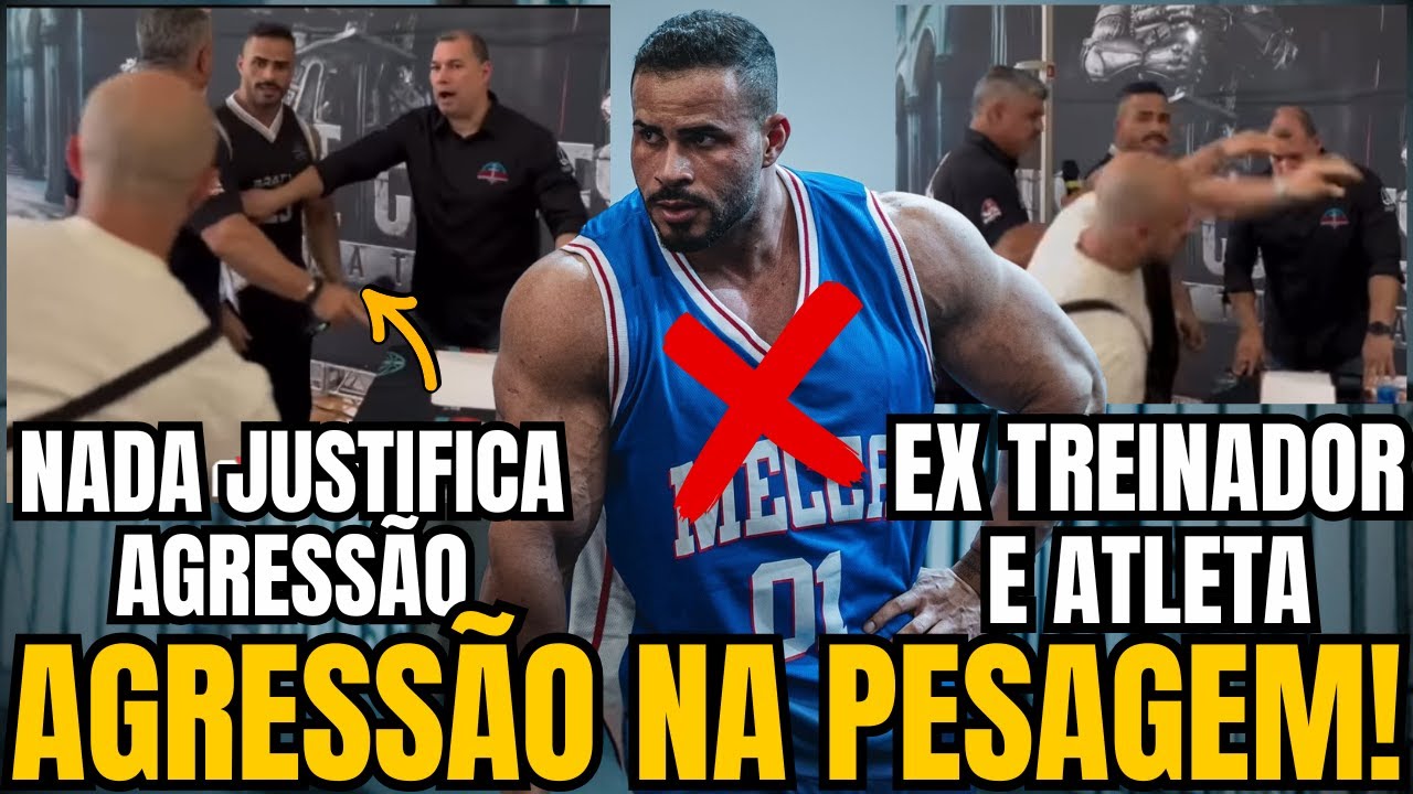 ATLETA AGRIDE EX COACH NA PESAGEM DO MUSCLECONTEST FITPIRA