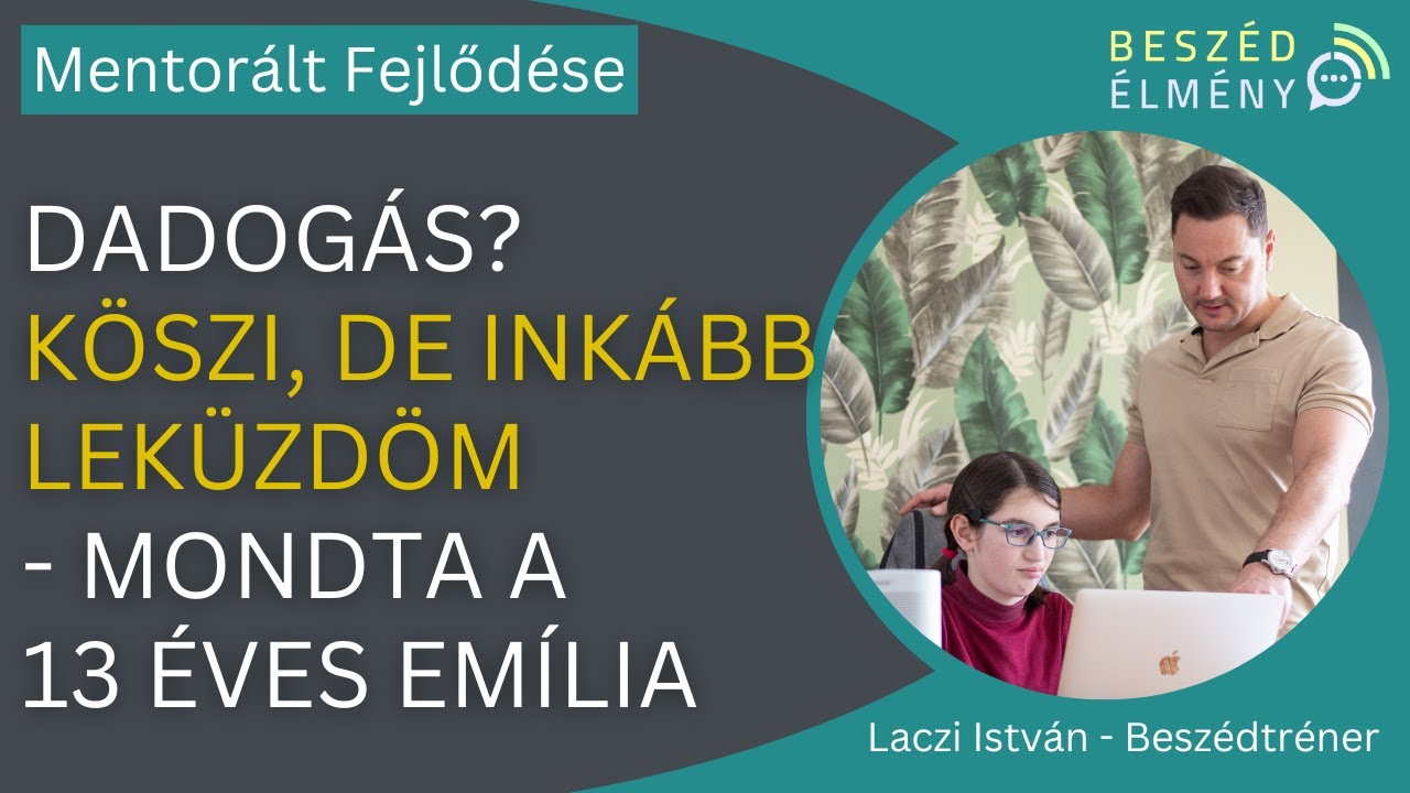 Újabb sikersztori: Ifjú hölgy küzdötte le a dadogását, így a fiúk után a lány csapat is erősített!