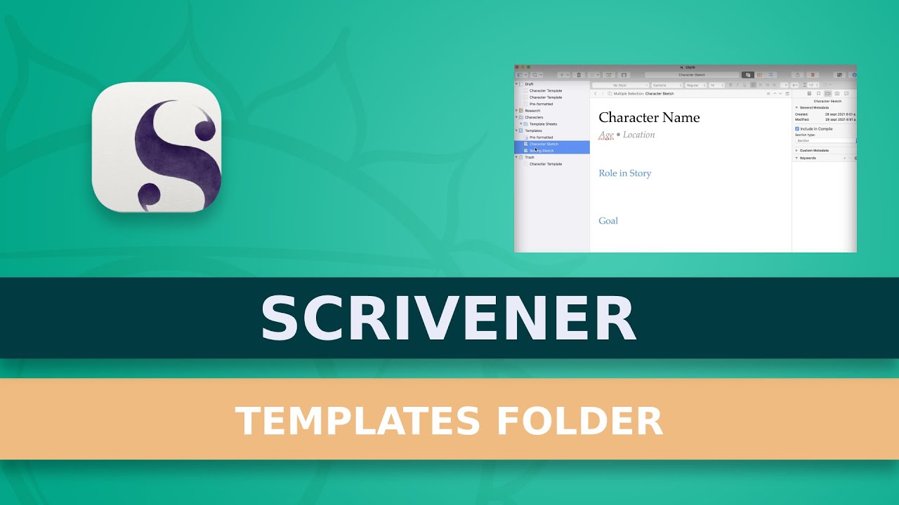 Как создавать и использовать шаблоны документов в Scrivener