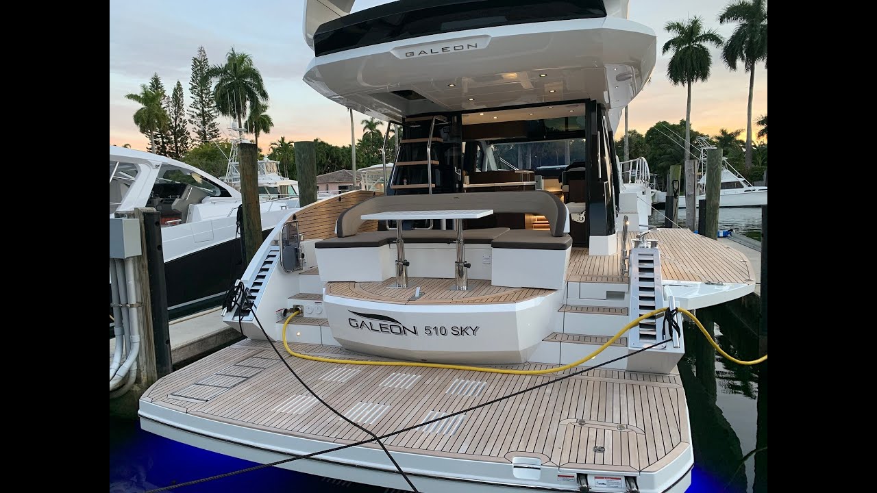 All New 2020 Galeon 500 Flybridge for Sale at MarineMax Miami!