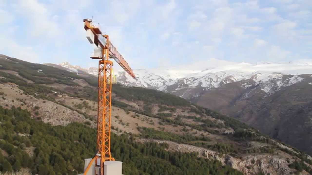Scale model tower crane POTAIN MDT Maquetas Axfito Grúa torre grue à tour modèle