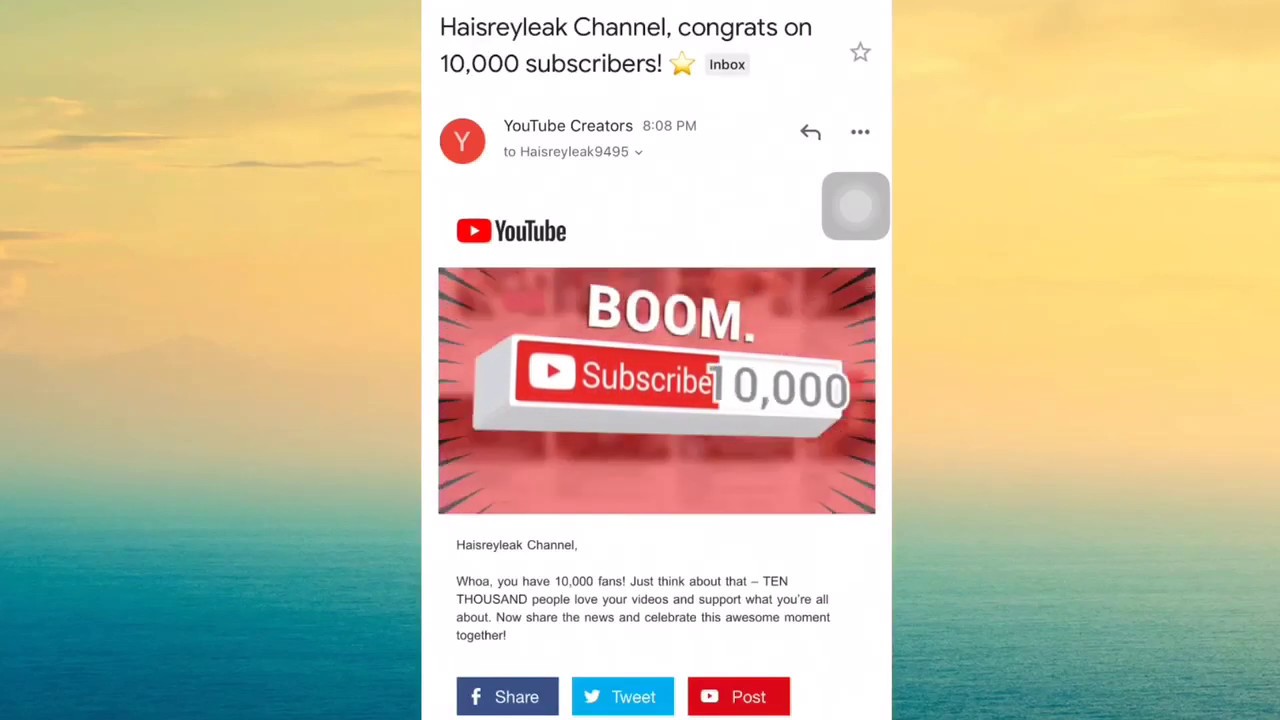 #HaisreyleakChannel | អរគុណអ្នកទាំងអស់គ្នាដែលបានគាំទ្រឆានែលរបស់ខ្ញុំកន្លងមក | 10 000 Subscribers