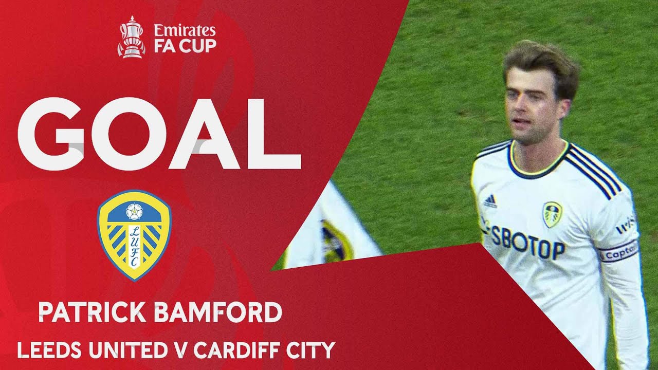 GOAL | Patrick Bamford | Leeds United v Cardiff City | Third Round Replay | Emirates FA Cup 2022-23