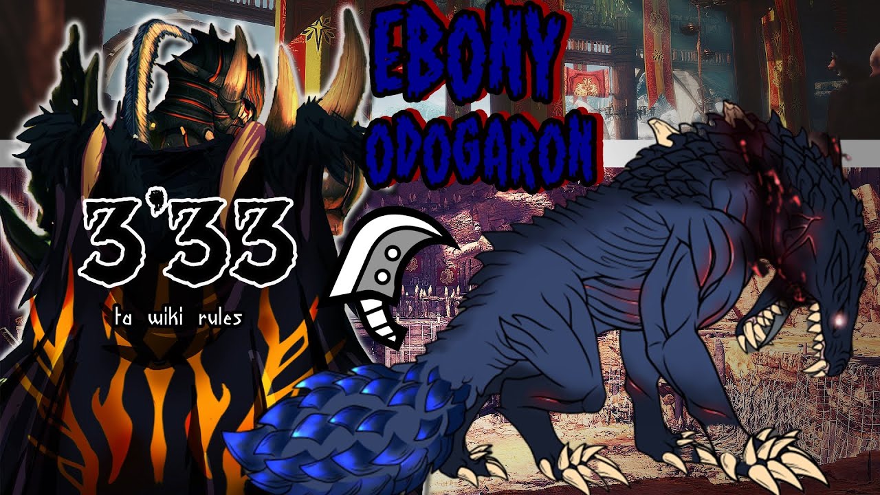 MHW: Iceborne PC - Ebony Odogaron | Solo [3'33] Greatsword | TA