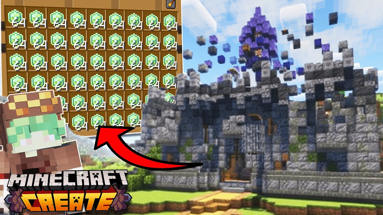 Zbudowałem FABRYKE EXPA w Minecraft Create