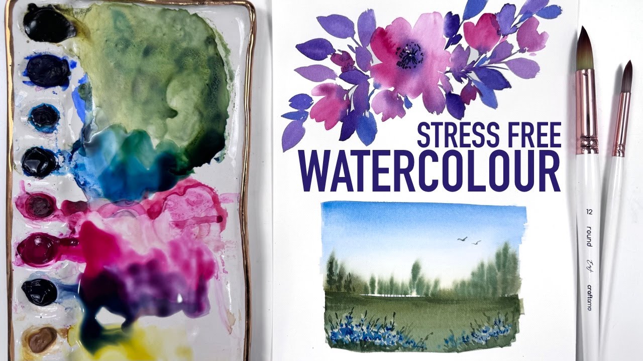 Want Stress Free Watercolour? Try THIS!