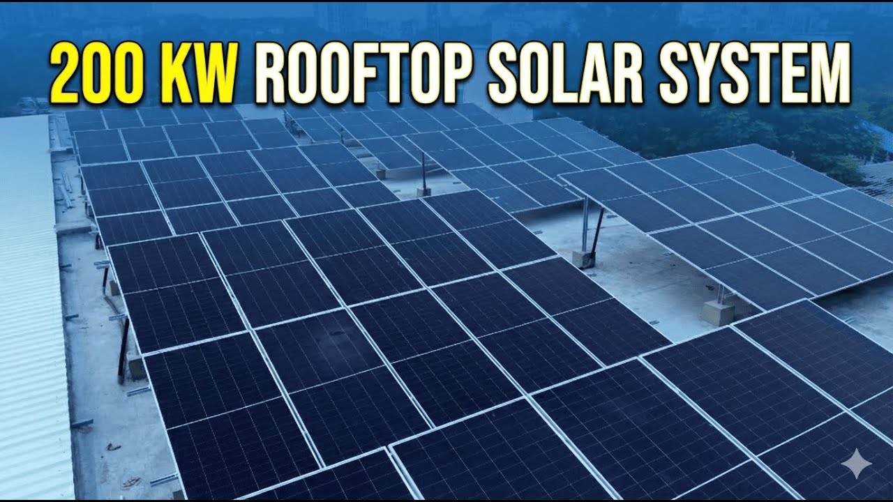 200 KW Rooftop Solar Power System For Railway Infrastructure | Hyderabad