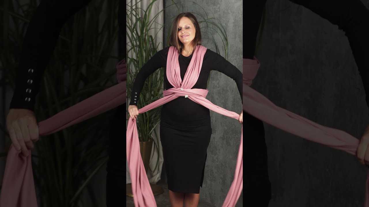 Stretchy Wrap - Tutorial / Jak zawiązać chustę elastyczną - tutorial