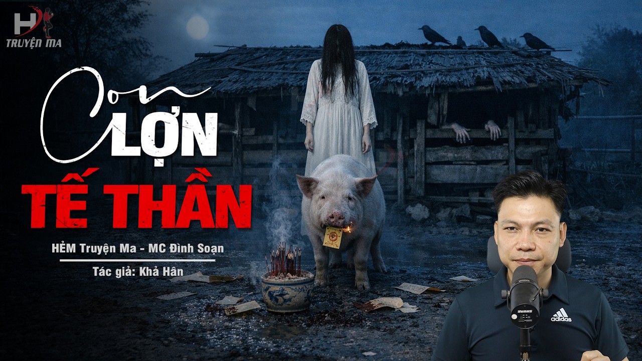 Đọc Truyện Ma: CON LỢN TẾ THẦN – Nghiệp Quật Thầy Sửu Dùng Bùa Ếm Hại Người MC Đình Soạn Kể