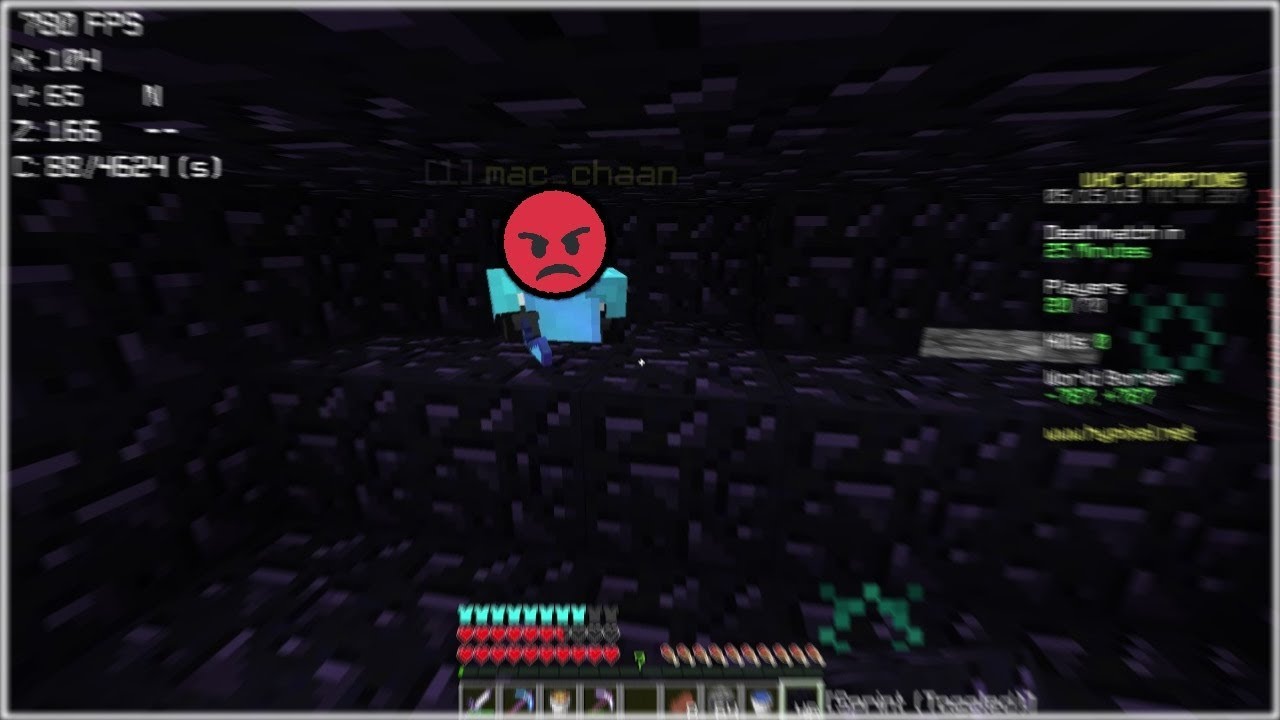 obsidian box trap - hypixel uhc