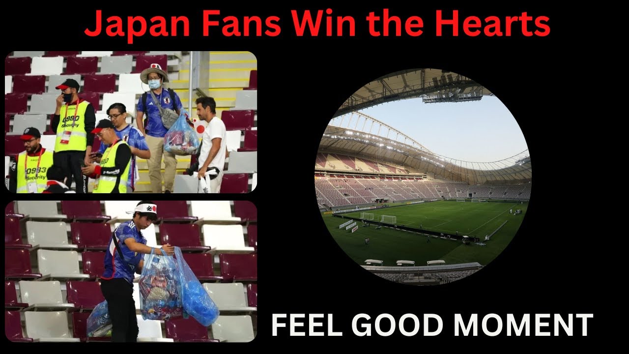 Feel Good Moment -  Japan Fans Win the Hearts  | Football WorldCup 2022|