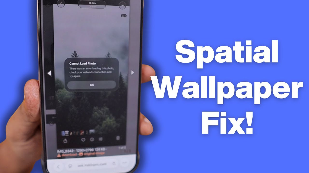 iOS 26 Spatial Wallpaper NOT WORKING? Let's Fix It!