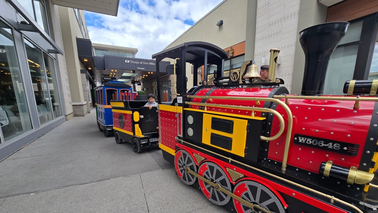 Shops at Don Mills, train ride 2025