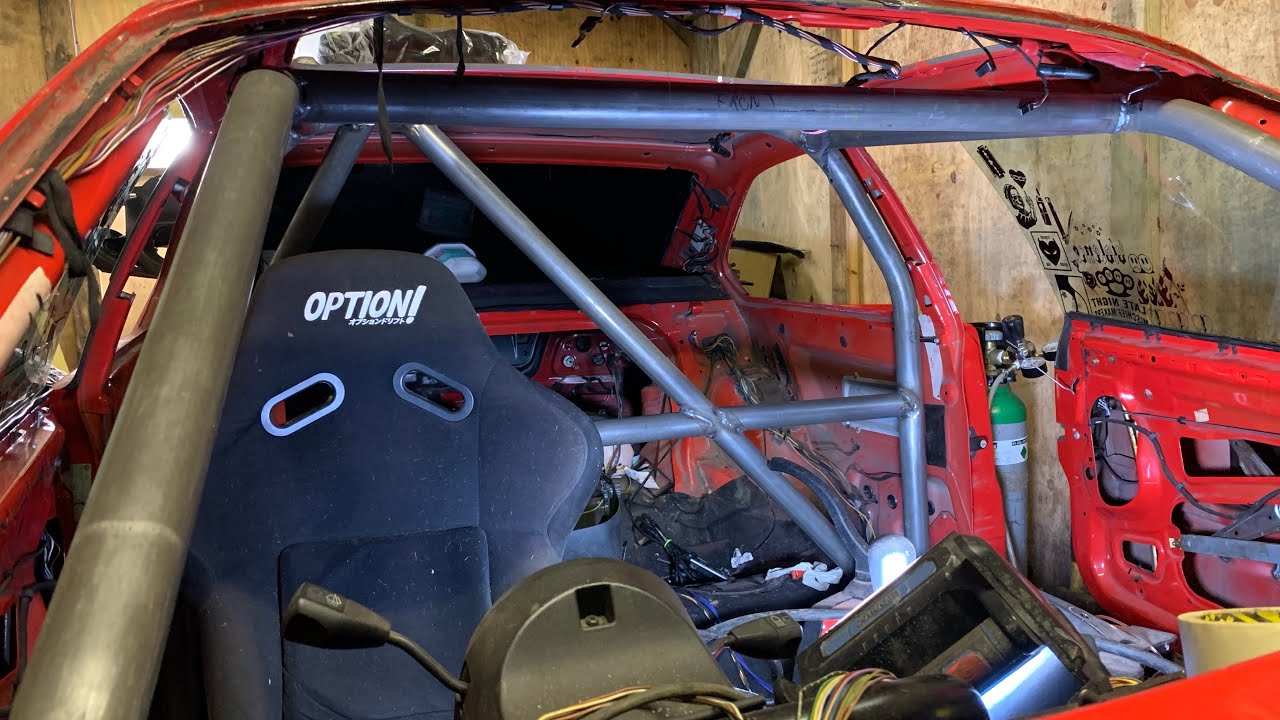 E36 Custom Rollcage Part 2 Front Hoops