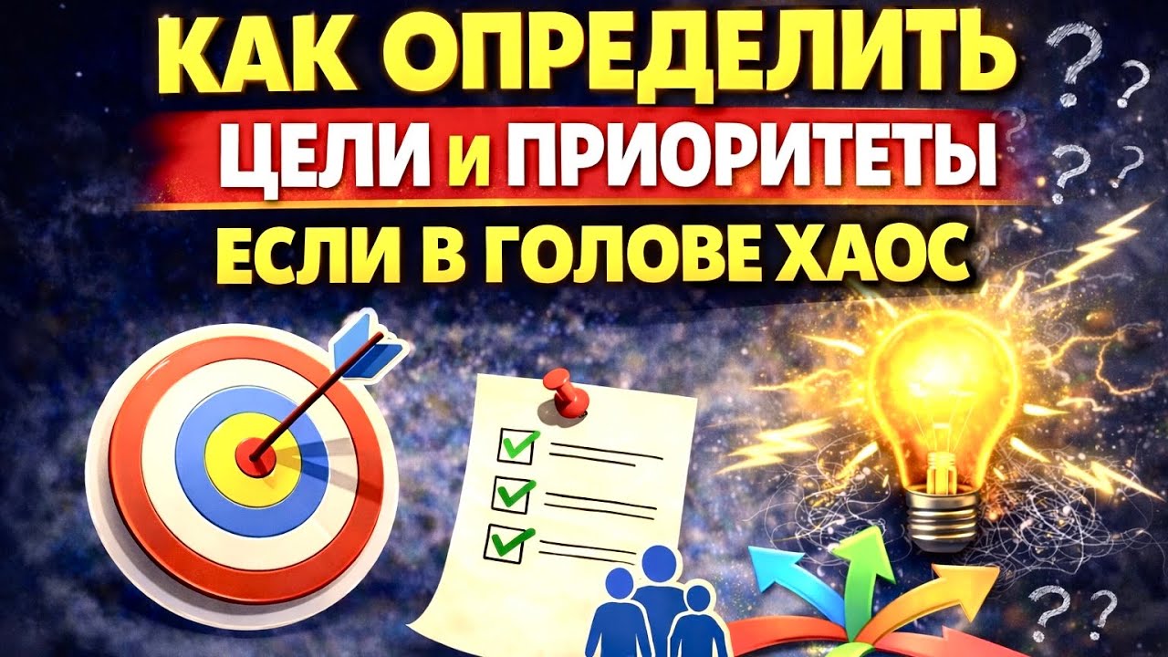 Как определить цели и приоритеты если в голове хаос? March 14, 2026