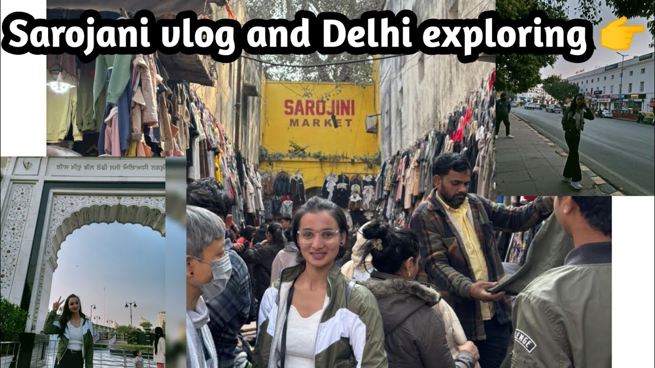 Sarojini Nagar Shopping Vlog 🛍️ | ₹100–₹300 Me Trendy Clothes 😍