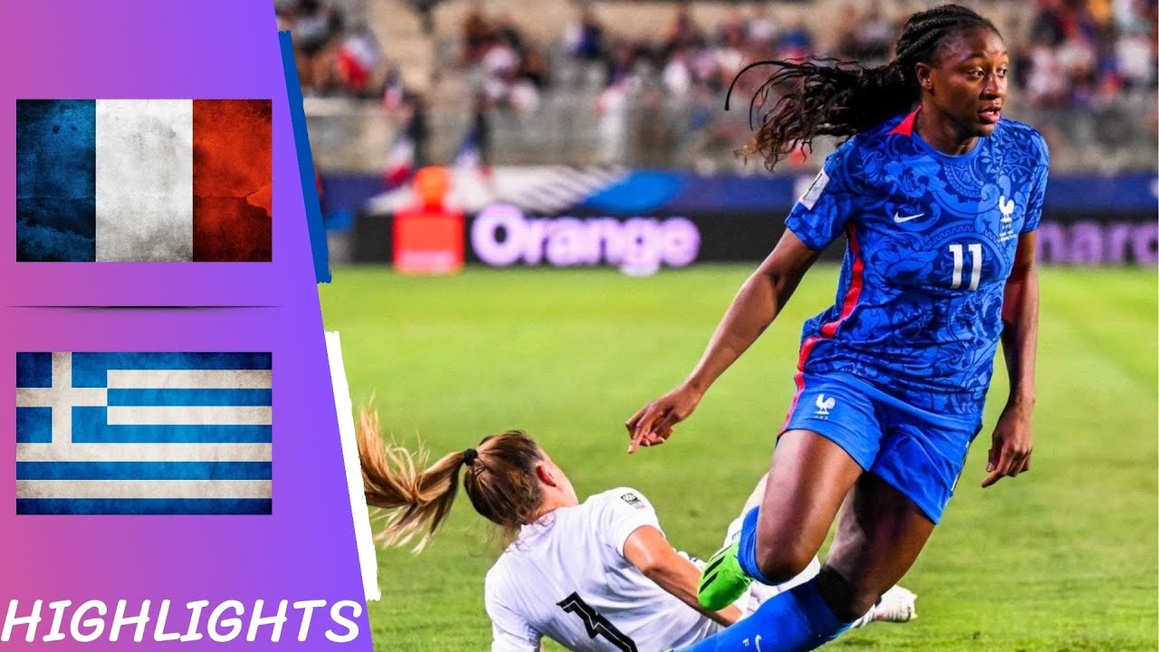 France vs Greece | Women's World Cup qualification - Highlights All Goals 06/09/22