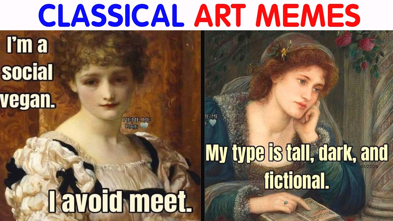 Hilarious Classical Art Memes That Deserve A Museum Of Their Own|| video compilation #91