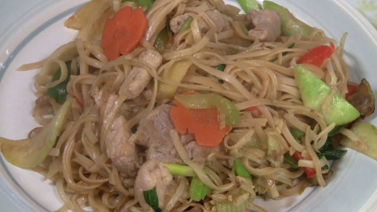 Chinese Noodles Stir Fry With Pork Chop     (Wok Stir Fry)  5 Tips For Cooking Chinese Noodles