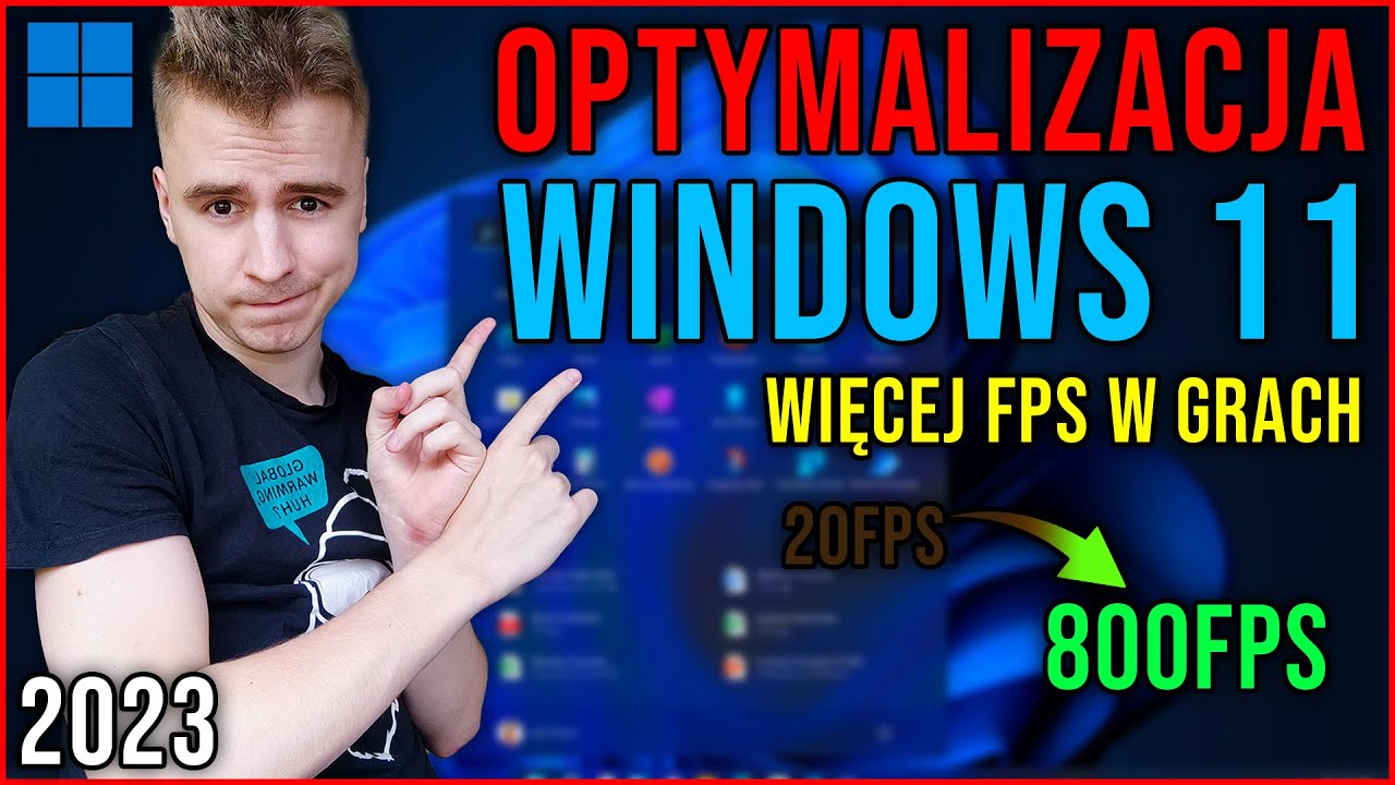 JAK MIEĆ WIĘCEJ FPS W GRACH NA WINDOWS 11? 😲 Optymalizacja Win 11 😵 2023 *DZIAŁA*