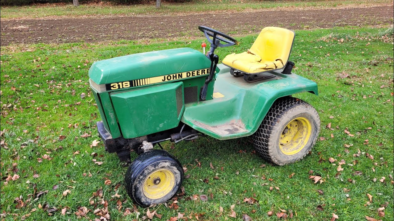 replacing starter and getting running a 1986 John deere 318