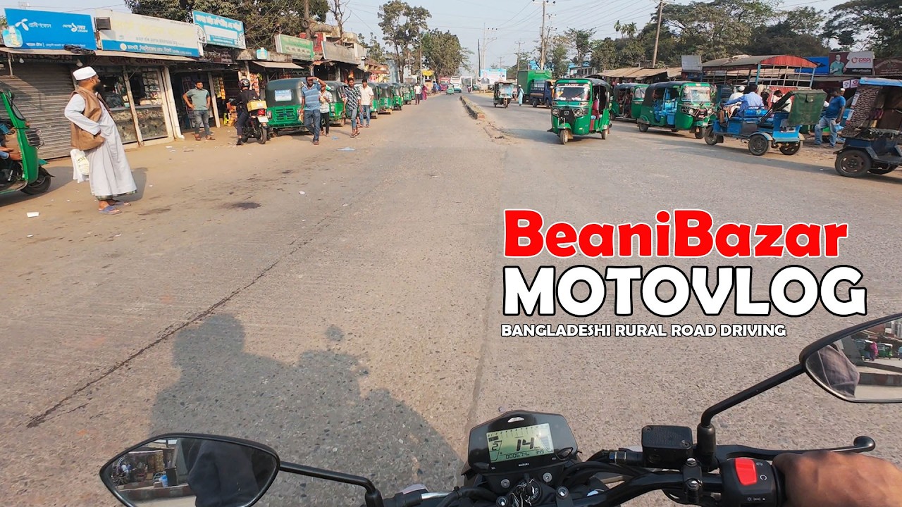 4K Driving Video Vlog in Sylhet Beanibazar Street Charkhai Road Travel 2026