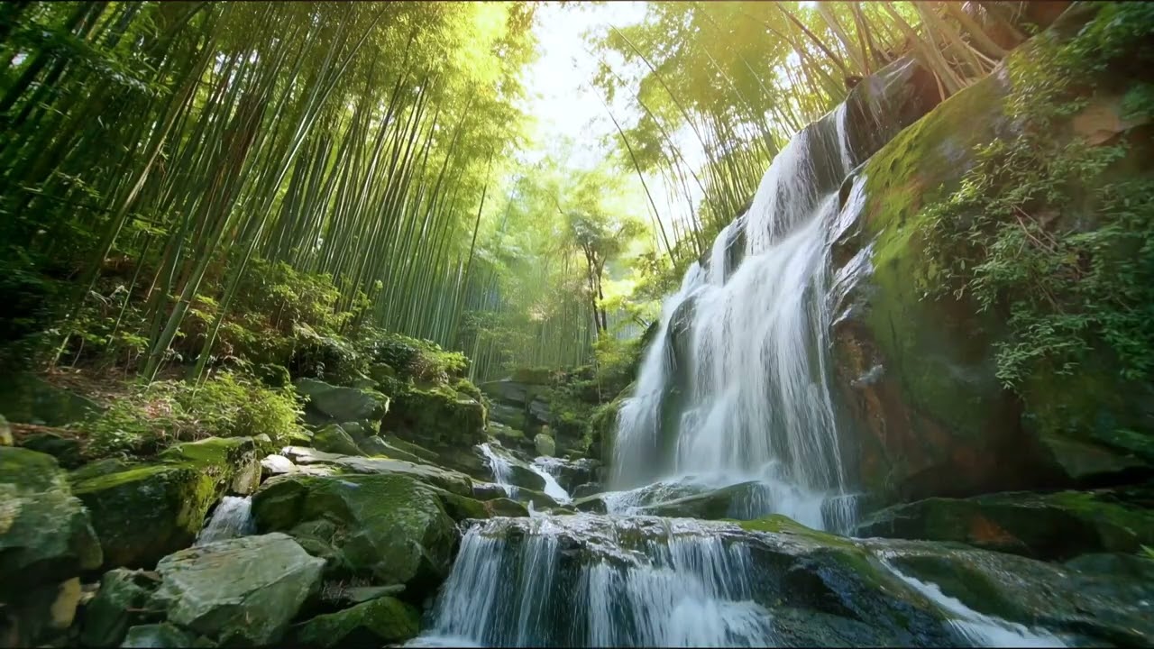 Can't Focus? Crystal Clear Waterfall ASMR for Morning Clarity & Energy