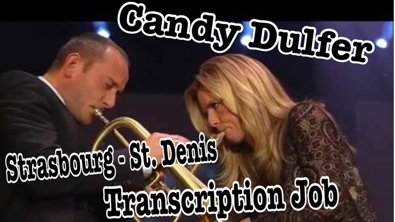 學Sax Candy Dulfer -Strasbourg St. Denis. Transcription Job