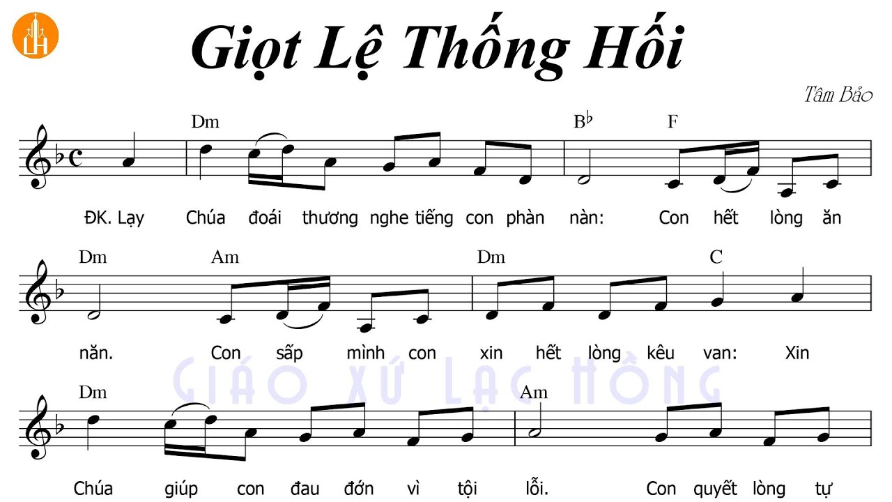Giọt lệ thống hối Tâm Bảo PDF - Văn Phương Nguyễn - Lạy Chúa đoái thương nghe tiếng con phàn nàn...