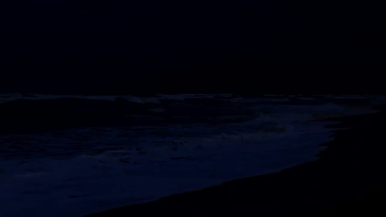 After-Dark Sea Ambience | Gentle Coastal Waves to Soothe the Nervous System and Rest Deeply