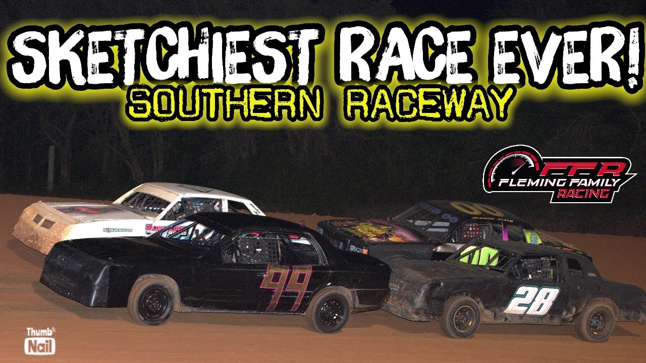Drama Continues with the Crown Vic Race Car at Southern Raceway!