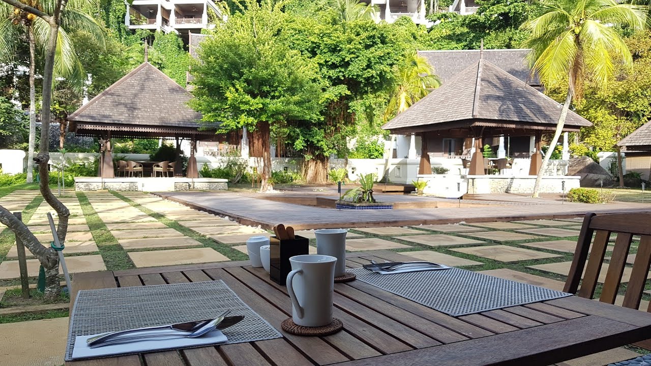 Feast Village Garden View Buffet Breakfast in Pangkor Laut Resort YTL Hotels Small Luxury Hotels