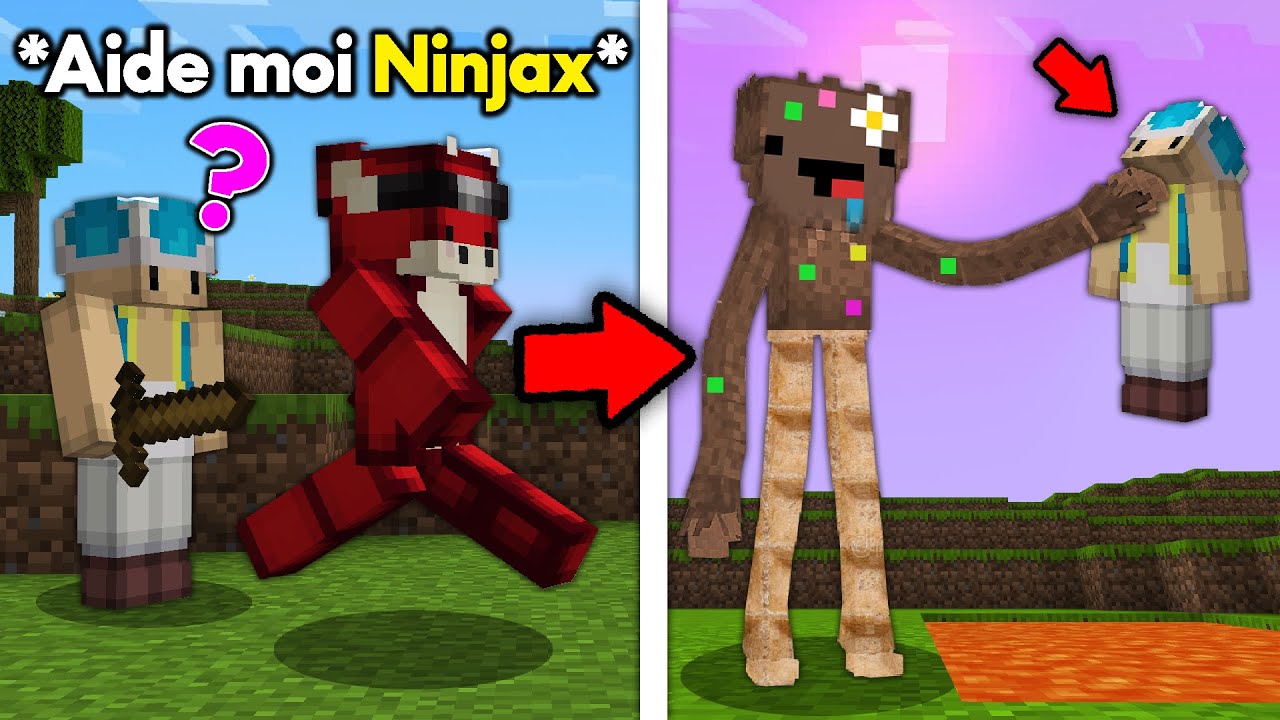 Si je dis le nom d'un Mob, je me transforme en celui-ci en Manhunt Minecraft