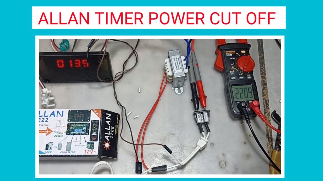 ALLAN TIMER POWER CUT OFF for Pisonet /carwash / vendo timer