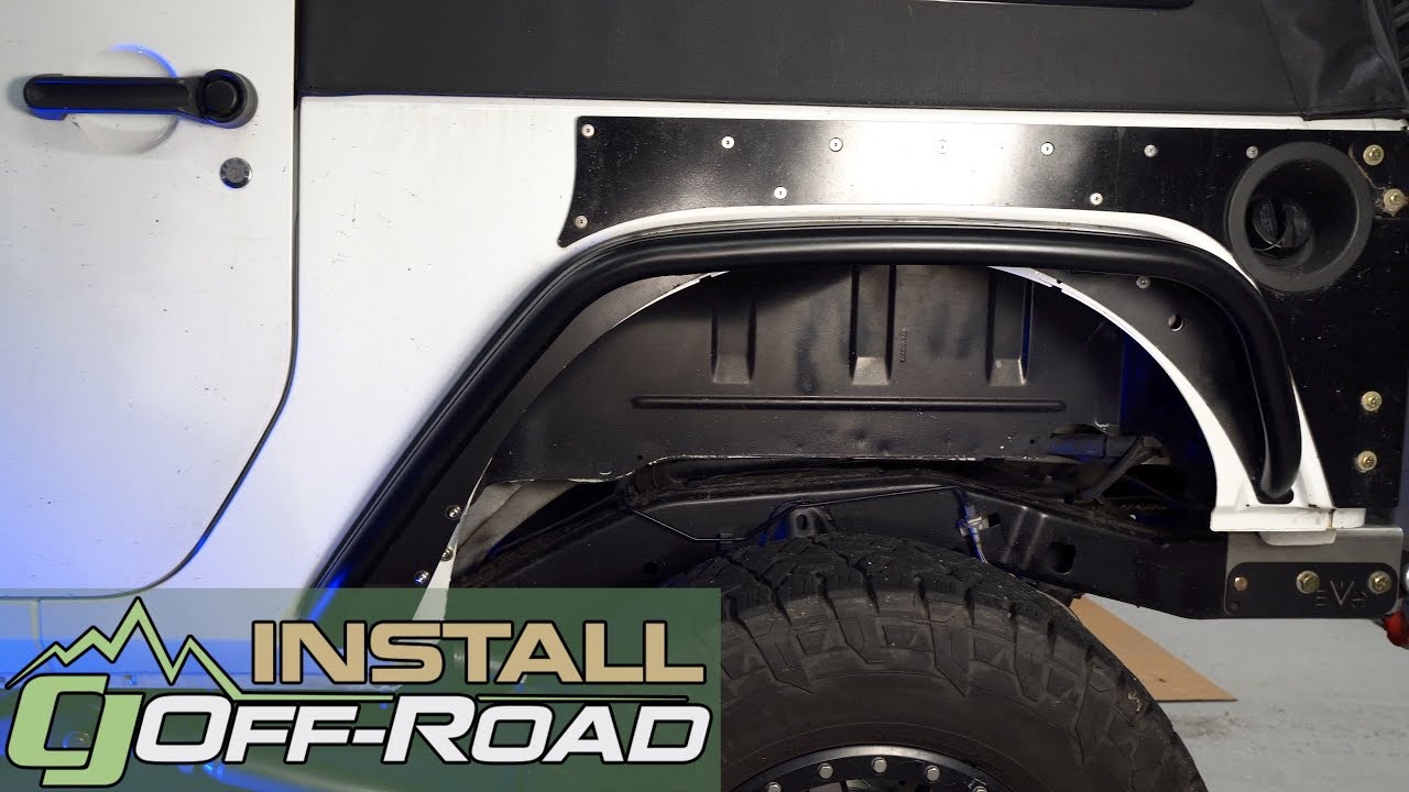 Add Function/Form to your 2007-2018 Jeep Wrangler JK with a Poison Spyder Rear Fender Flare Install!