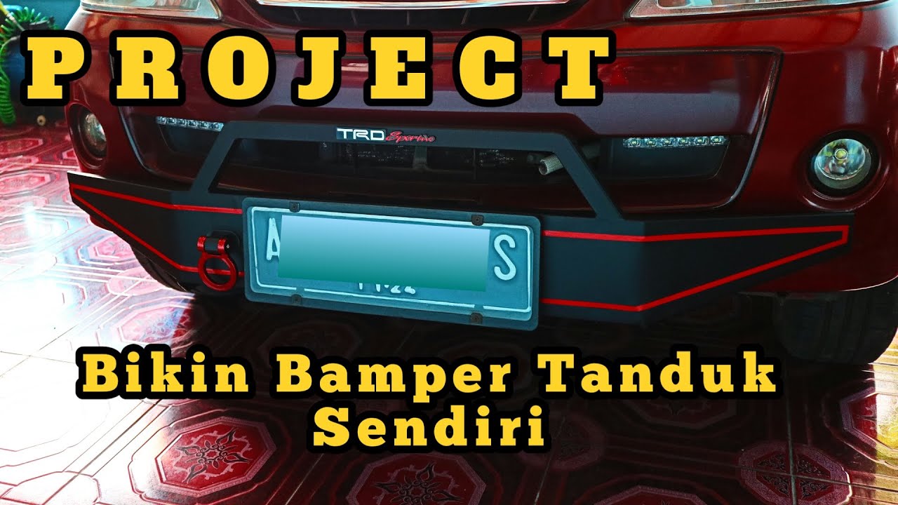 Membuat Bumper Tanduk Xenia/Avanza
