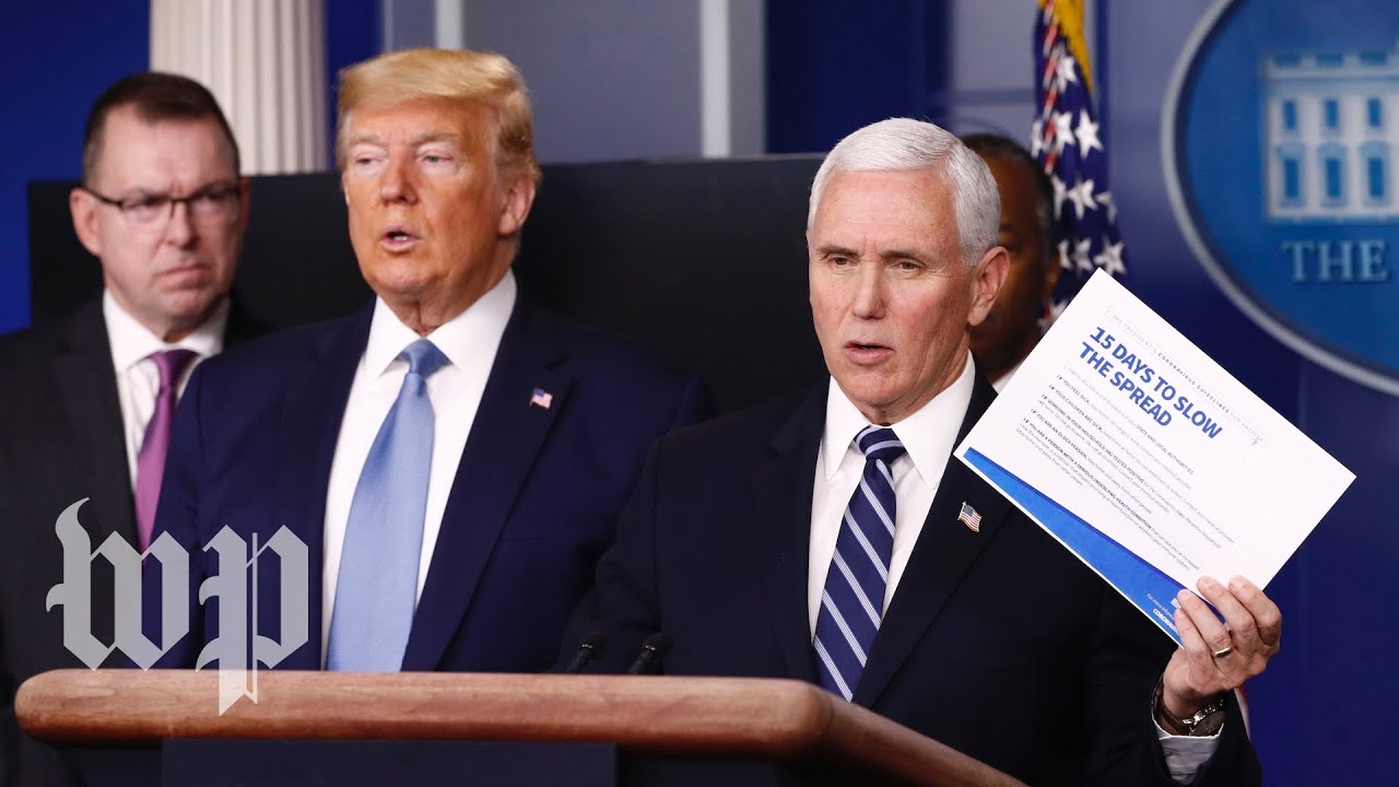 WATCH: Trump's White House coronavirus task force gives update - 3/22 (FULL LIVE STREAM)