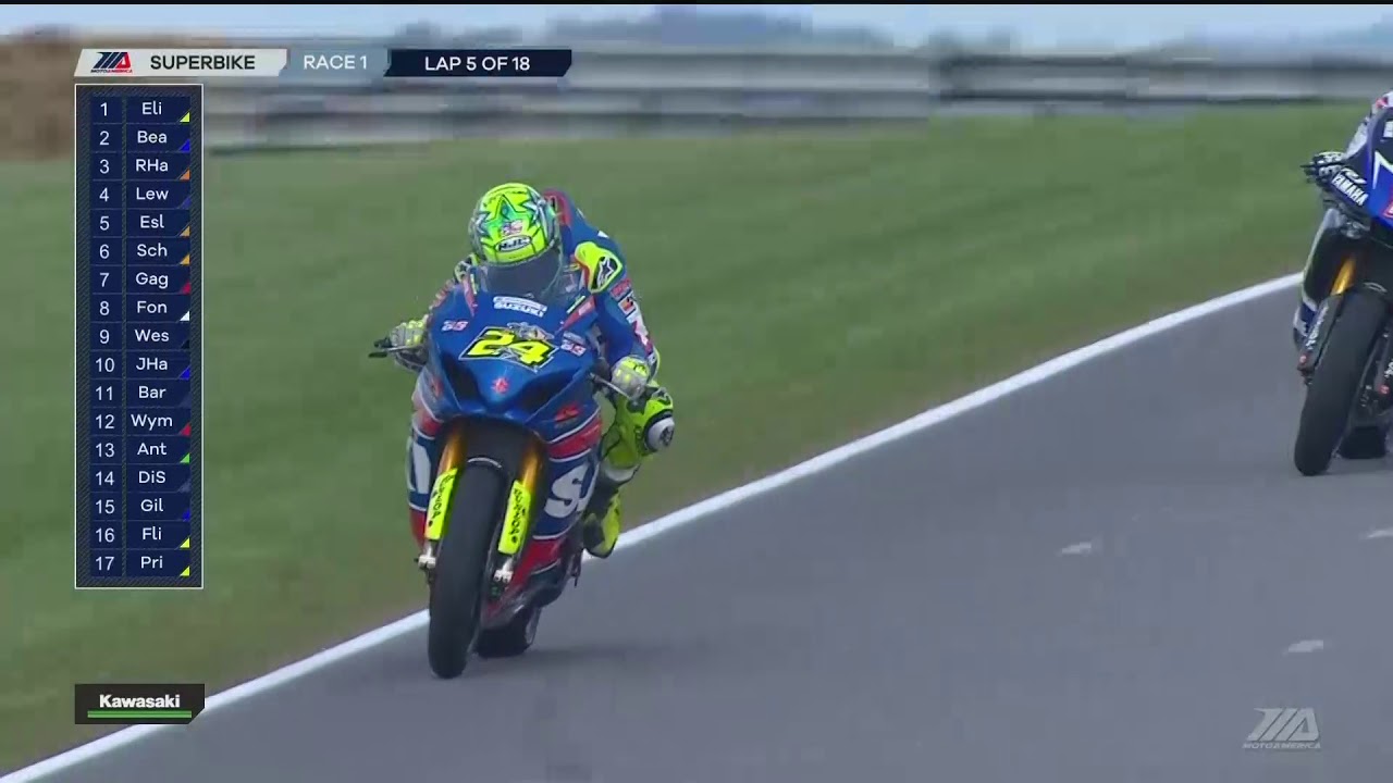 FULL RACE : Motul Superbike Race 1 from Pittsburgh International Race Complex