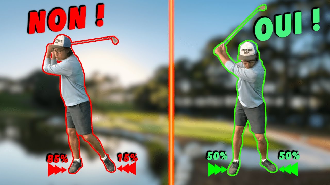 ARRÊTEZ DE TRANSFÉRER VOTRE POIDS DANS LE BACKSWING !
