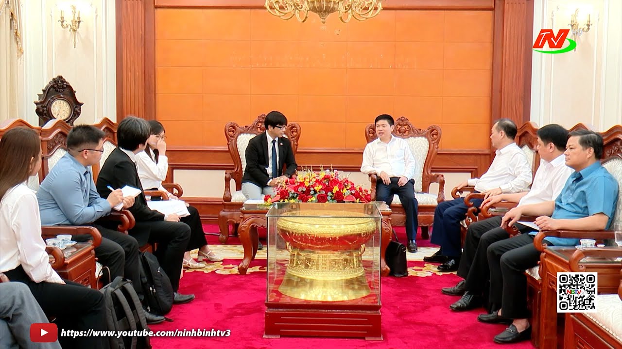 Đồng chí Bí thư Tỉnh ủy tiếp và làm việc với lãnh đạo Công ty TNHH Aeon Việt Nam.