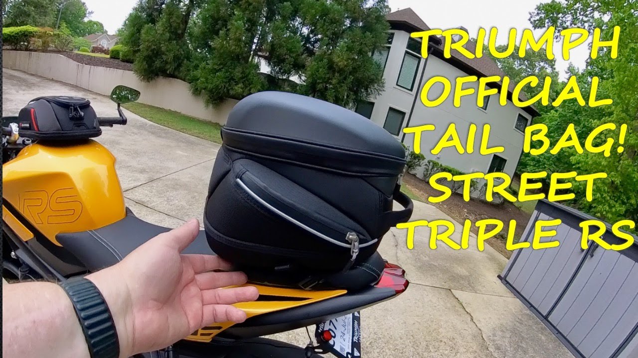 Официальная сумка Triumph Tail Bag | Street Triple RS | RIDE ON
