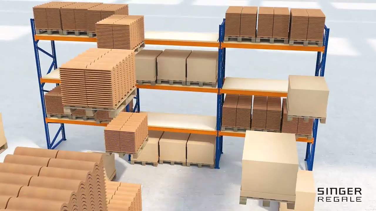 Palettenregale Produktvideo - Singer Regale