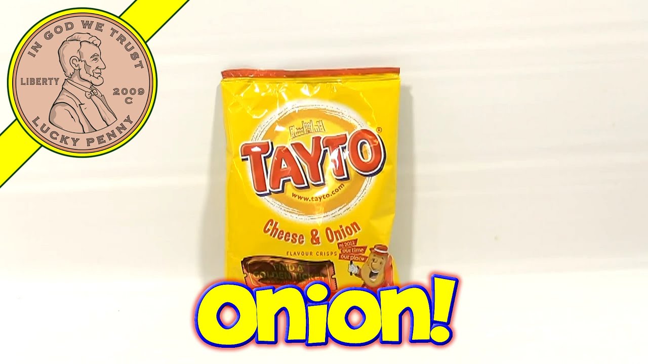 Tayto Cheese & Onion Flavour Crisps - Northern Ireland Snack