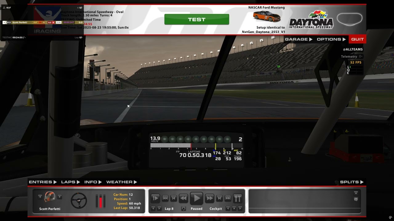 iRacing: Scott Perfetti (NextGen @ Daytona)