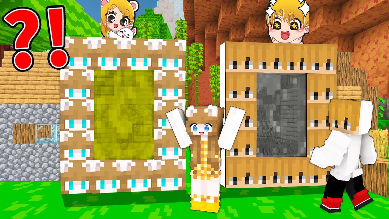 YASI and CEEGEE Portal BUILD CHALLENGE in Minecraft ! ( Tagalog )